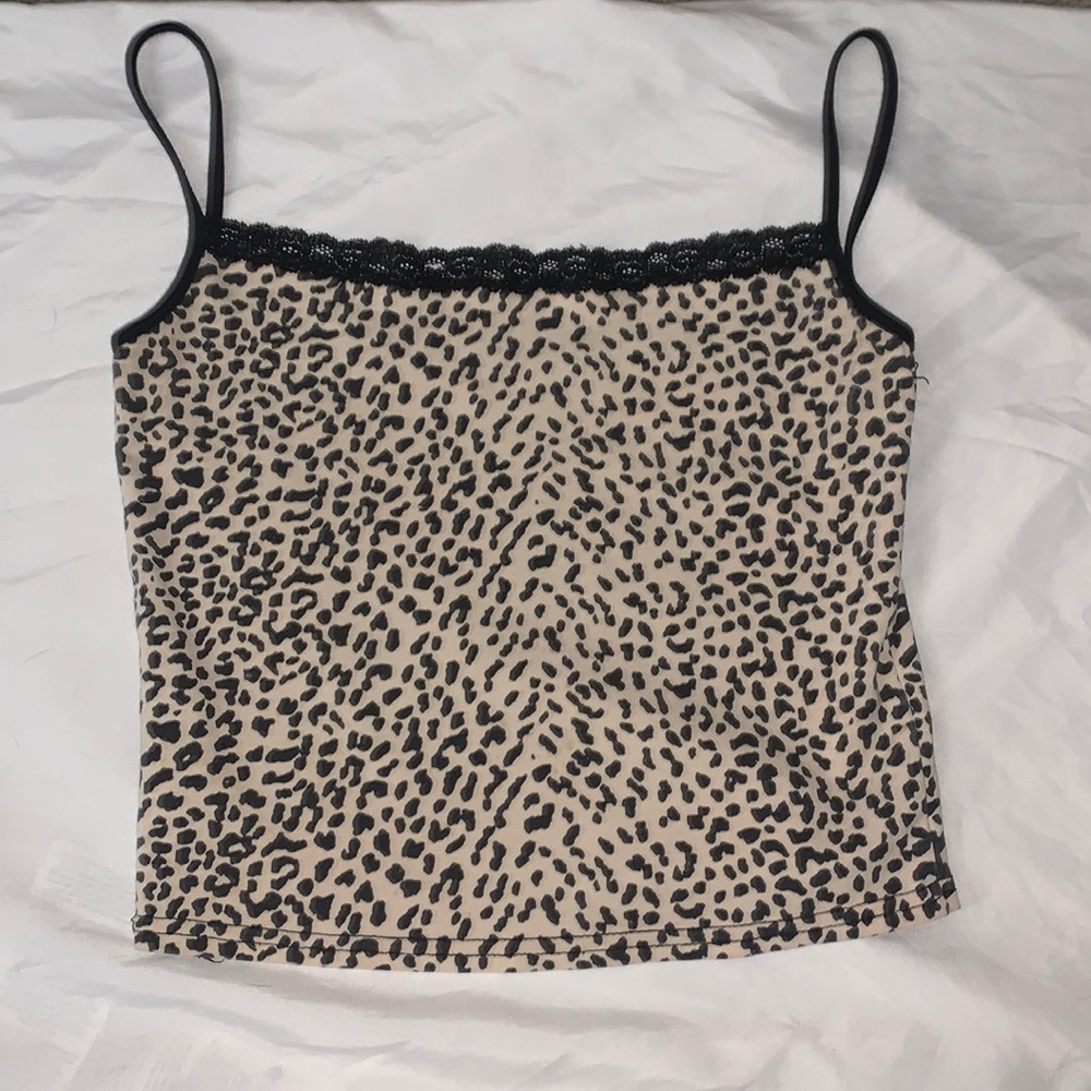 animal print tank top